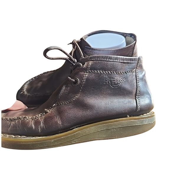 Dr. Martens Brown Leather Lace Up Moc‎ Toe Ankle Chukka Boots Men\'s Size 6 main image 7